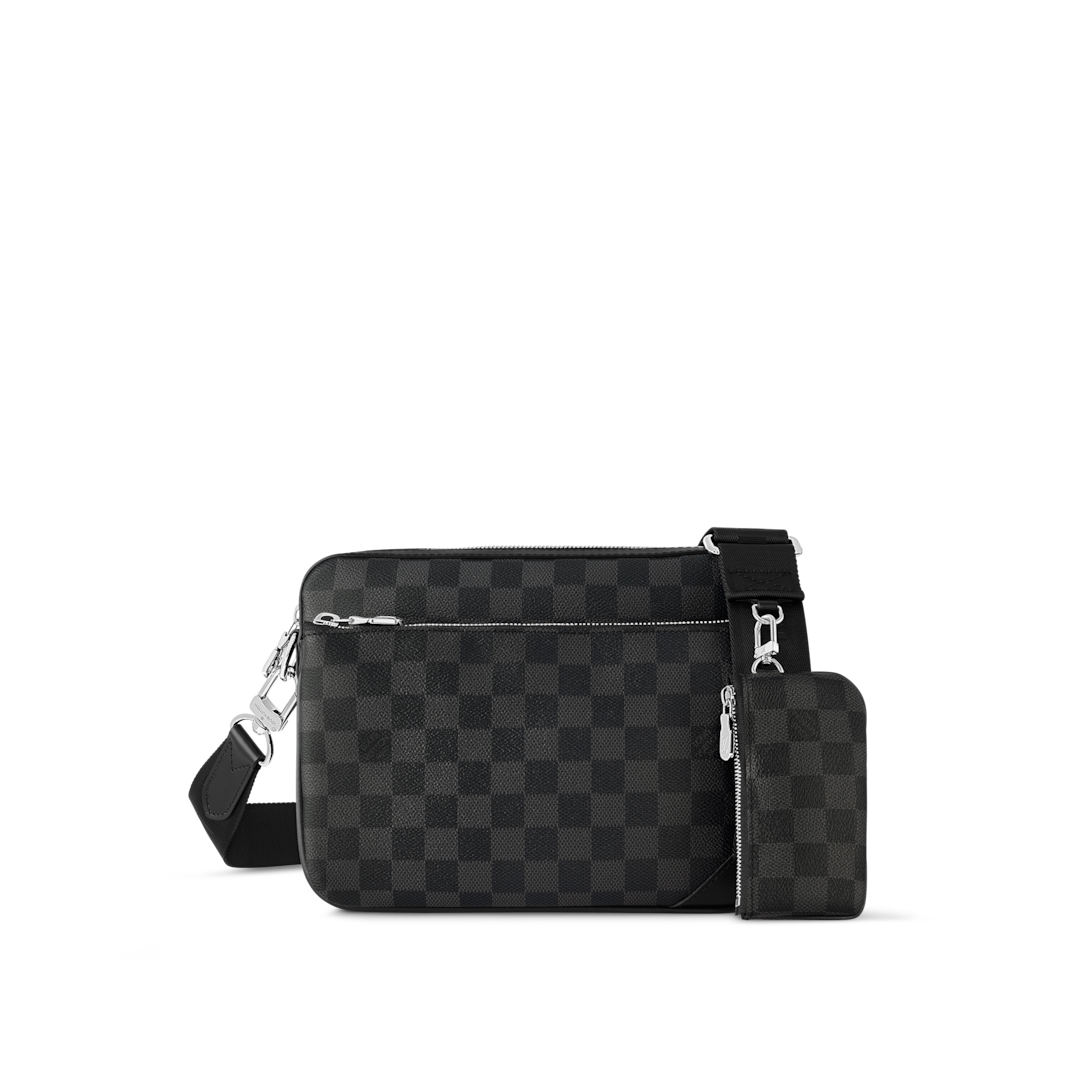 Louis Vuitton Trio Messenger Graphite Damier Graphite